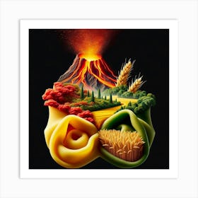 Ad For Pasta Art Print