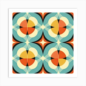 Abstract Geometric Pattern 2 Art Print