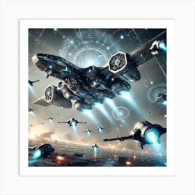 Stellar Harbinger Energy Drones Art Print