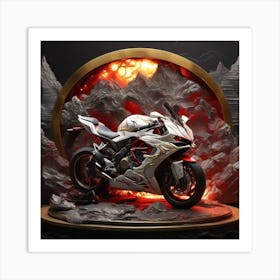 Ducati Superbike 1 Art Print