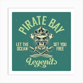 Pirate Bay 1 Art Print