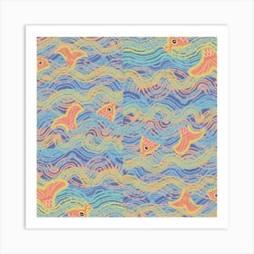 I C Fish Art Print