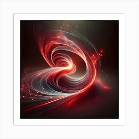 Abstract Swirl Art Print