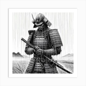 Samurai Art 17 Art Print