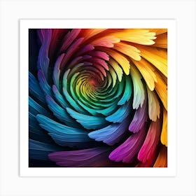 Colorful Swirl Art Print