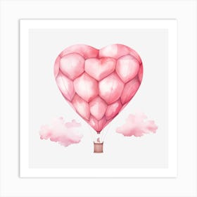 Heart Balloon Art Print