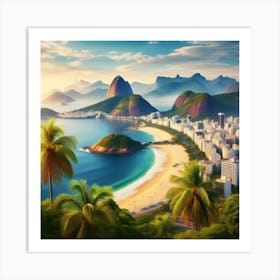 Rio Stock Videos & Royalty-Free Footage Art Print