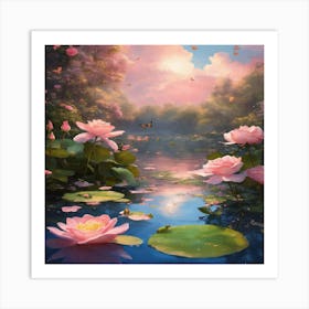 Water Lilies2 Art Print