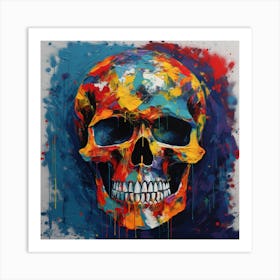 Skull Painting 7 Art Print