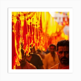 Hindu Devotees Art Print