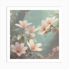 Pink Blossoms 2 Art Print