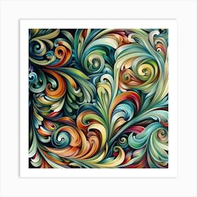 Abstract Abstract Abstract Painting Art Print