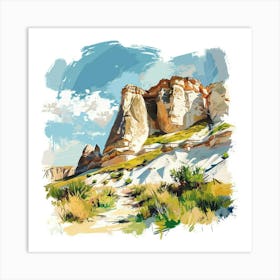 Landscape Painting 3 Art Print