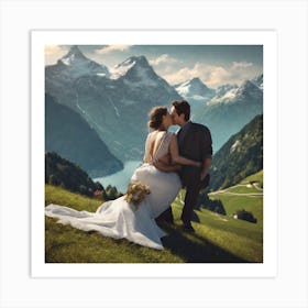 Switzerland Wedding 1 Art Print