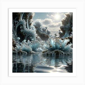 Waves Of Life 6 Art Print