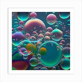 Bubbles Art Print