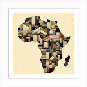 Patterns of the Continent Art Print