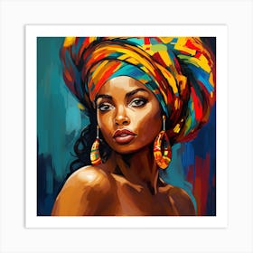 African Woman 14 Art Print