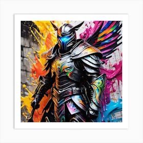 Warrior With Wings Art Print