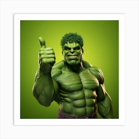 OK or Yes from Hulk Art Print