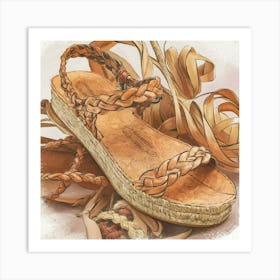 beautiful sandal Art Print