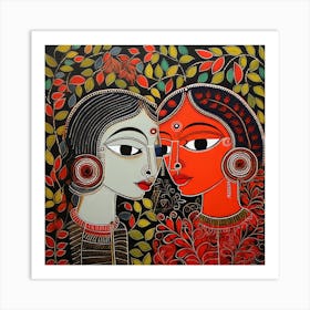 Two Women Art Print