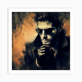 Creative Male Portrait 63 Art Print