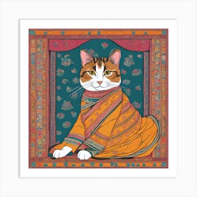 Thai Cat Art Print