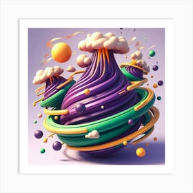 3d Illustration Art Print