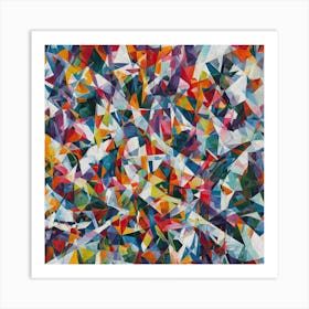 Triangles Art Print