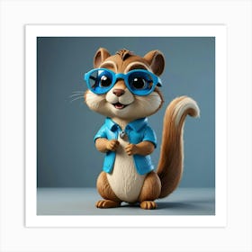 Chipmunk 18 Art Print