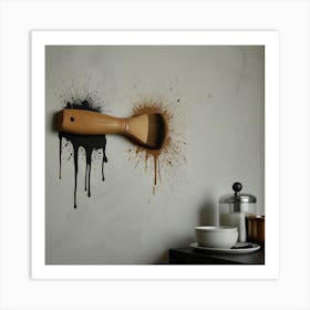 Default Create Brush Painting Of Kitchen Wall Design 3 Art Print