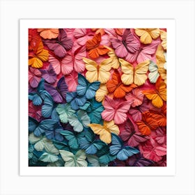 Colorful Butterflies Art Print