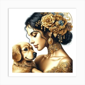 Golden Retriever 5 Art Print