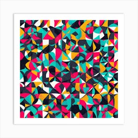 Abstract Geometric Pattern 11 Art Print