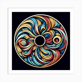 Abstract Swirl Design Art Print