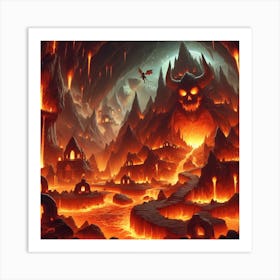 Demons Of Hell Art Print