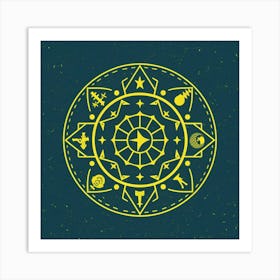 Magic Symbols Art Illustration I8lh S2fsuyjp O 8tjtag Fw8ldah0to Rnex1mqkgog Art Print