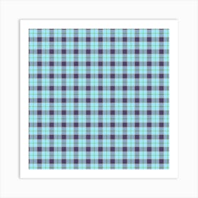 Plaid Fabric 154 Art Print