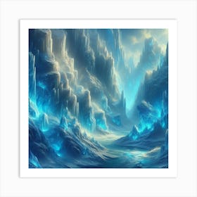 Ice Landscape 2 Poster