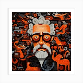 Portrait Of A Man 7 Art Print