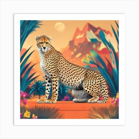 Cheetah 1 Art Print