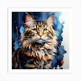 Coon Cat 2 Art Print