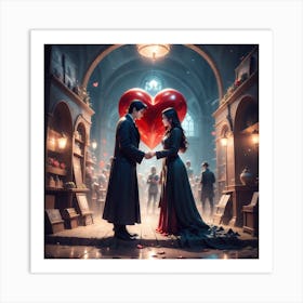 Love Story 1 Art Print