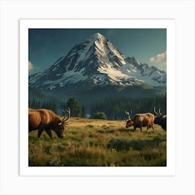 Mountain Art Art Print