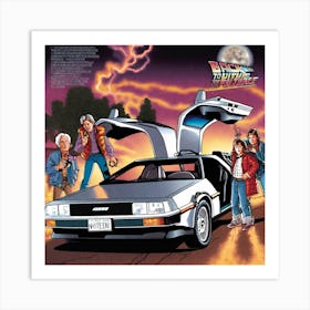 Back To The Future Art Print