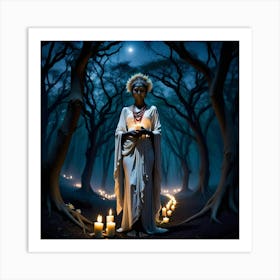 Witch In The Woods Art Print