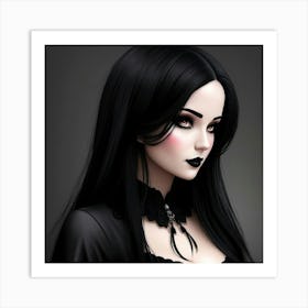 Gothic Allure Art Print