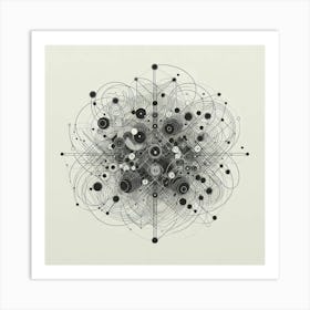 Abstract Circles 1 Art Print