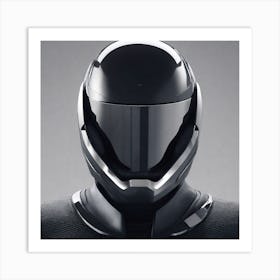 Futuristic Helmet 5 Art Print